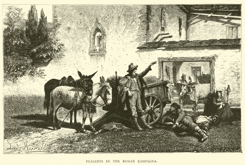 Contadini nella Campagna Romana da English School