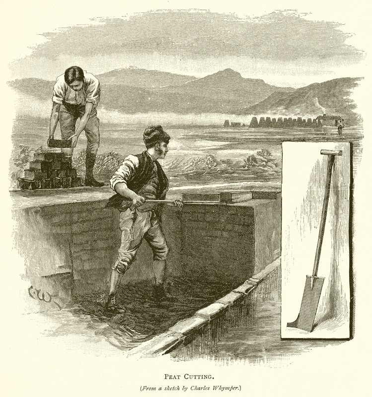 Taglio della torba da English School