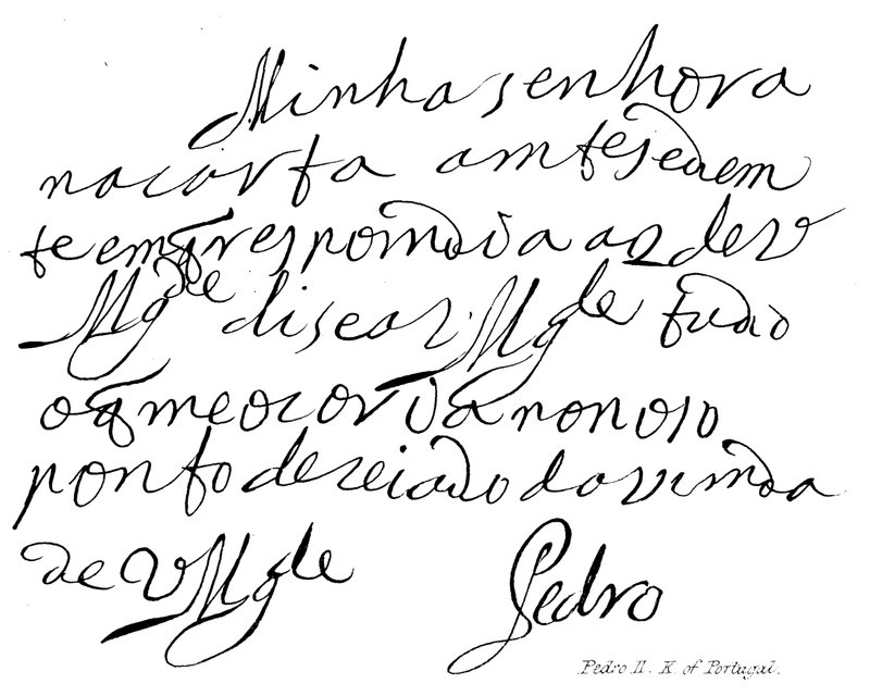 Pedro II, Re di Portogallo da English School