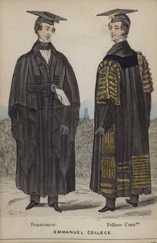 Pensionato, Fellow Commoner, Emmanuel College da English School