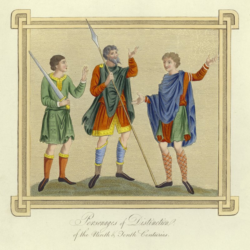 Personaggi di distinzione dei secoli IX e X da English School