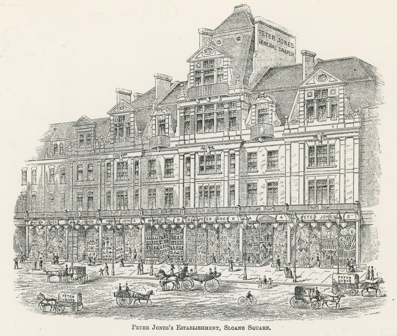 Stabilimento di Peter Jones in Sloane Square da English School
