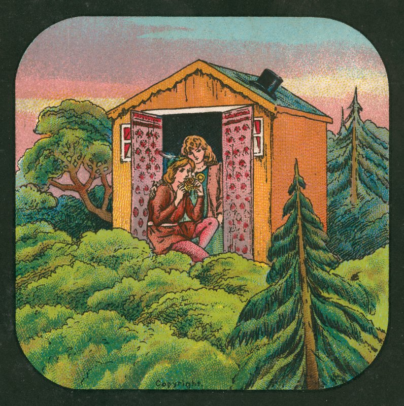 Peter Pan, diapositiva lanterna, c 1910 da English School