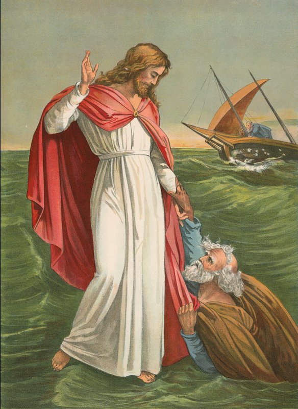 Pietro che Cammina sul Mare da English School