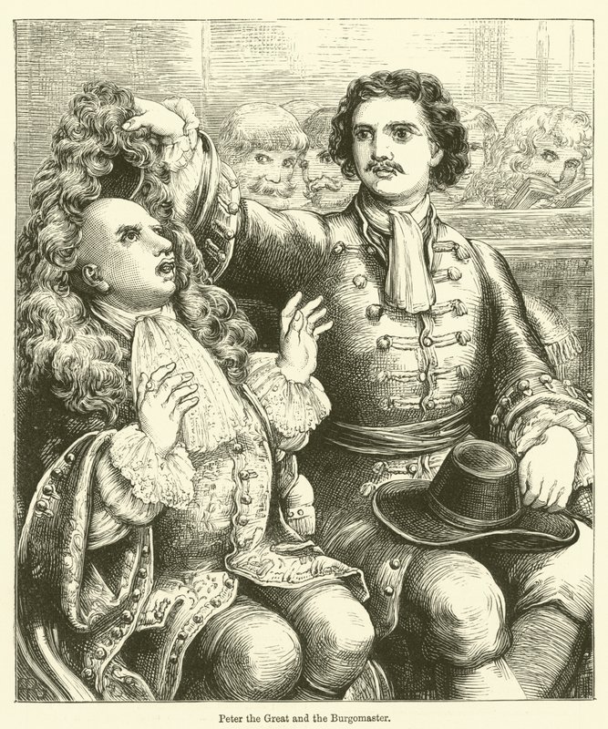 Pietro il Grande e il Borgomastro da English School