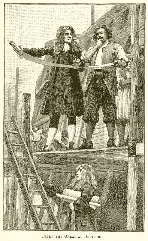 Pietro il Grande a Deptford da English School