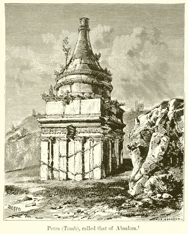 Petra (Tomba), chiamata quella di Assalonne da English School