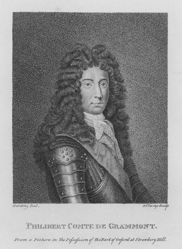 Philibert Comte de Grammont (incisione) da English School