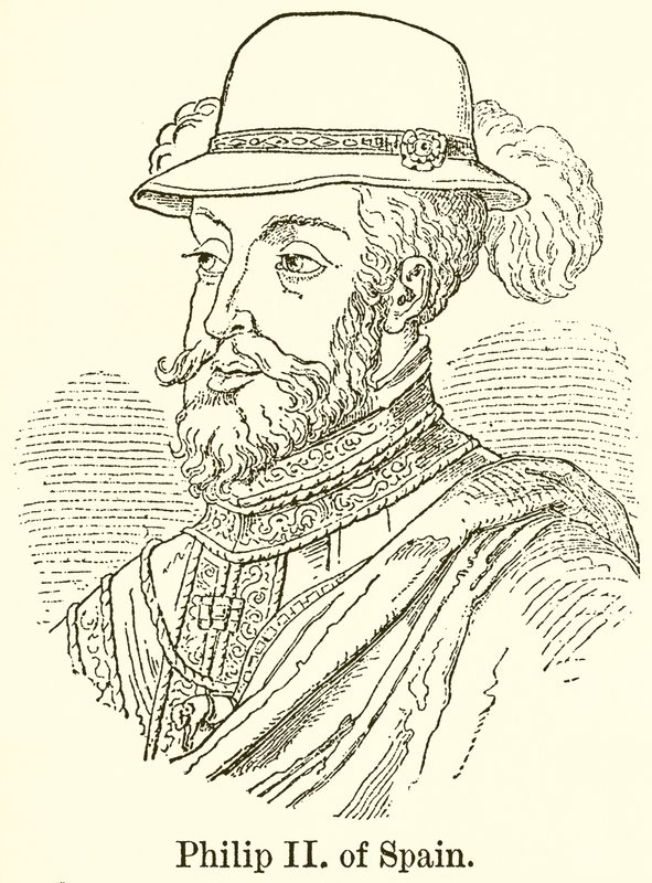 Filippo II di Spagna da English School