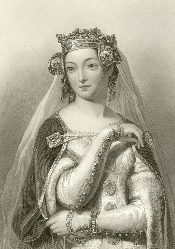 Filippa di Hainaut, consorte di re Edoardo III da English School