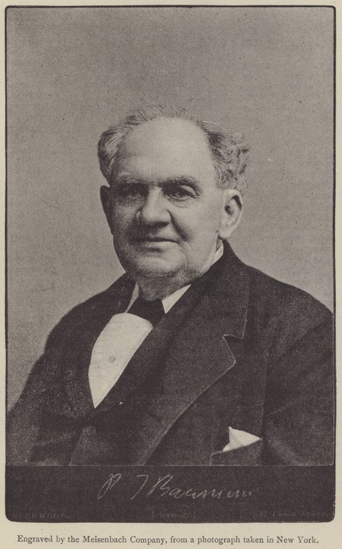 Phineas Taylor Barnum (incisione) da English School