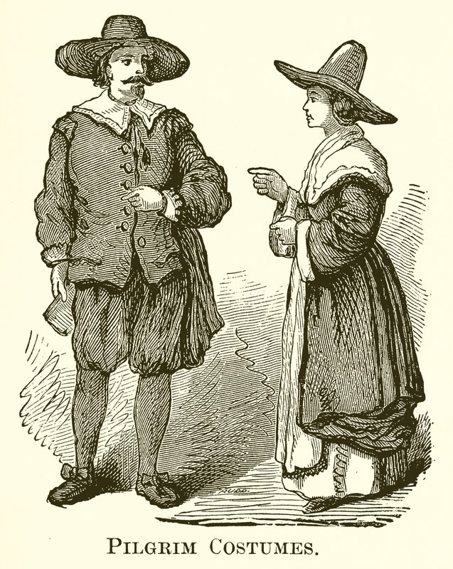 Costumi dei pellegrini da English School