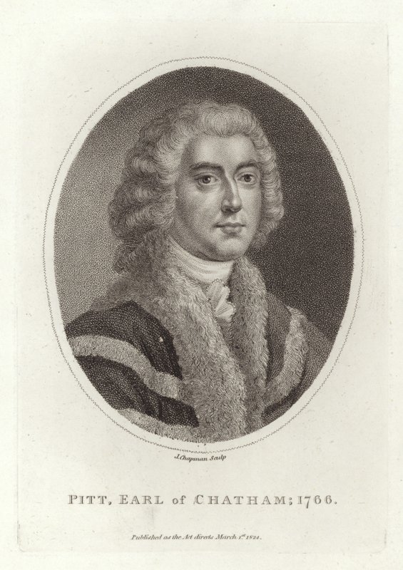 Pitt, Conte di Chatham, 1766 da English School
