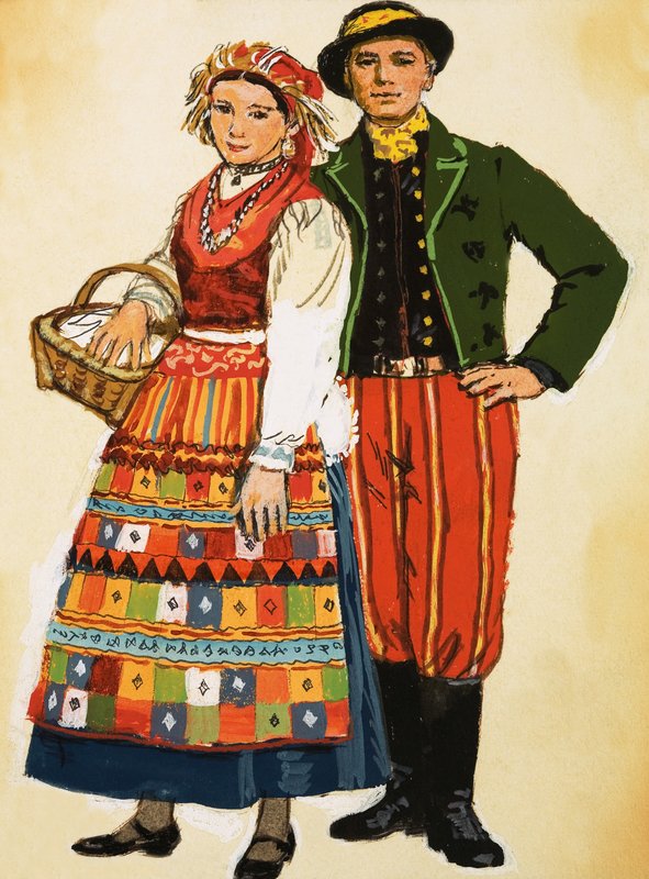 Costume polacco da English School