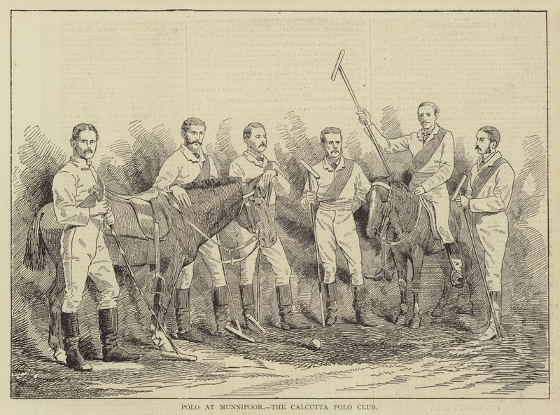 Polo a Munnipoor, il Calcutta Polo Club da English School