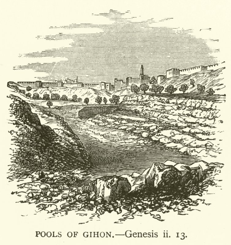 Pozzi di Ghihon, Genesi, ii da English School
