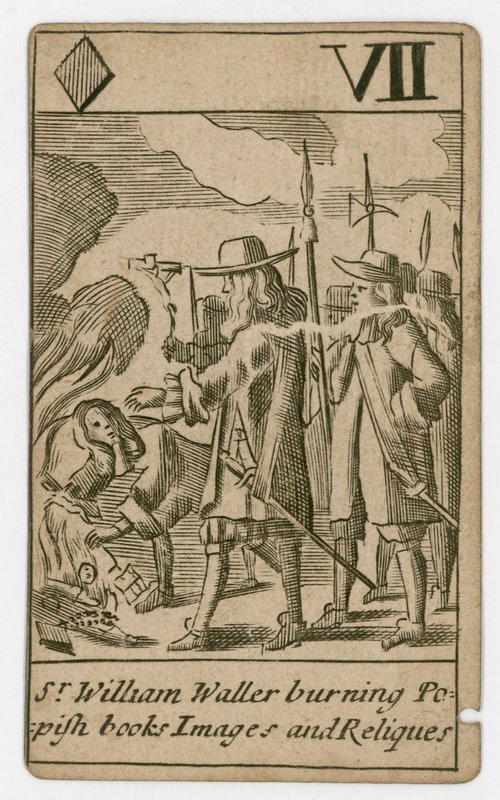 Carta da gioco del complotto papista da English School