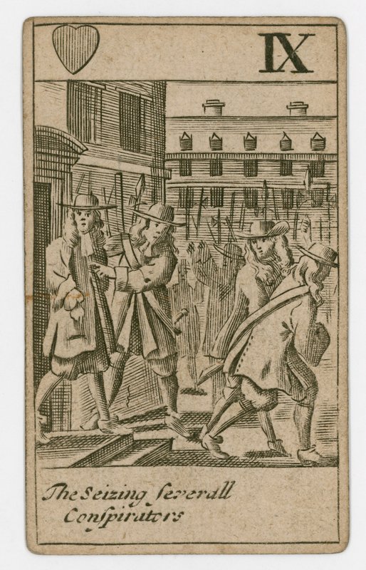 Carta da gioco del complotto papista da English School