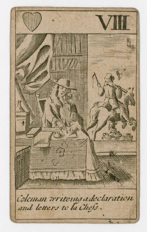 Carta da gioco del complotto papista da English School