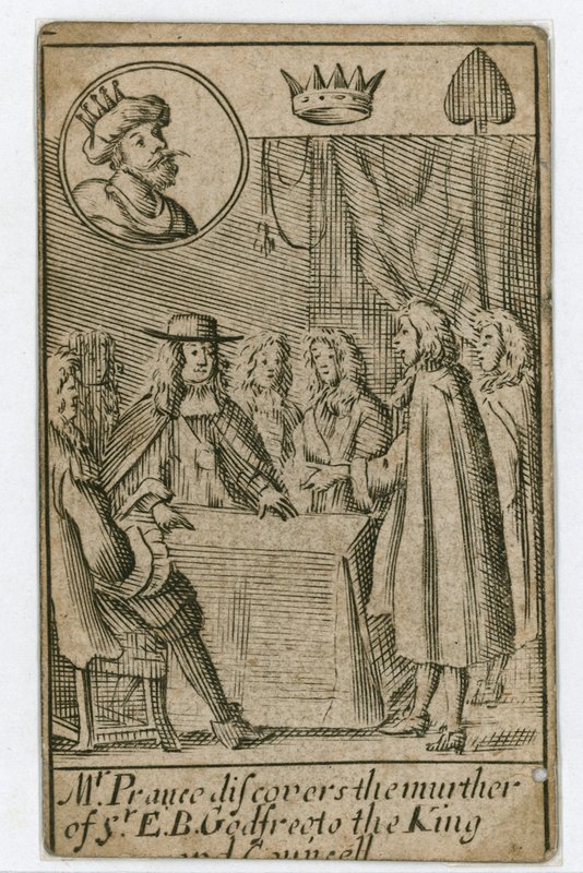 Carta da gioco del complotto papista da English School