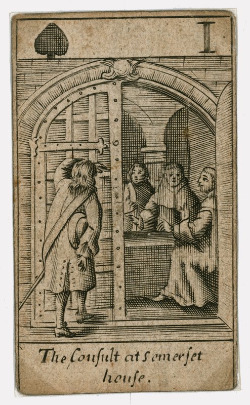 Carta da gioco del complotto papista da English School