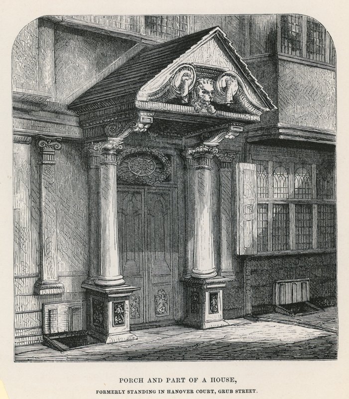 Portico e parte di una casa da English School