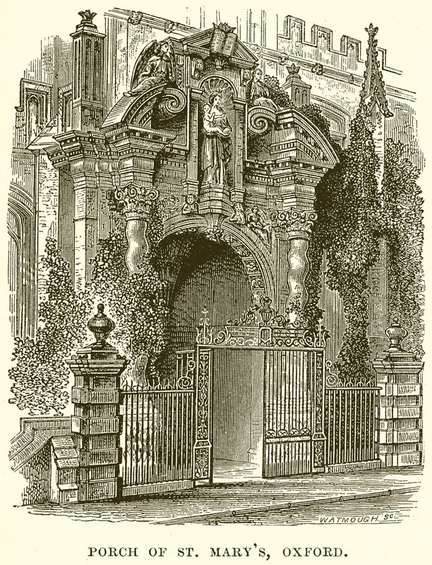 Portico di St. Marys, Oxford da English School