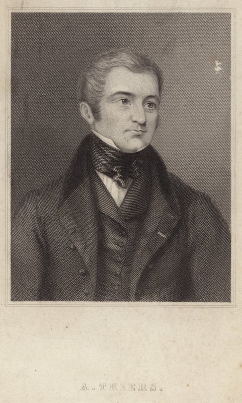 Ritratto di Adolphe Thiers da English School