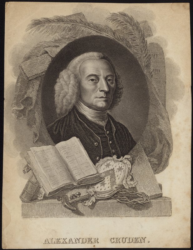 Ritratto di Alexander Cruden da English School