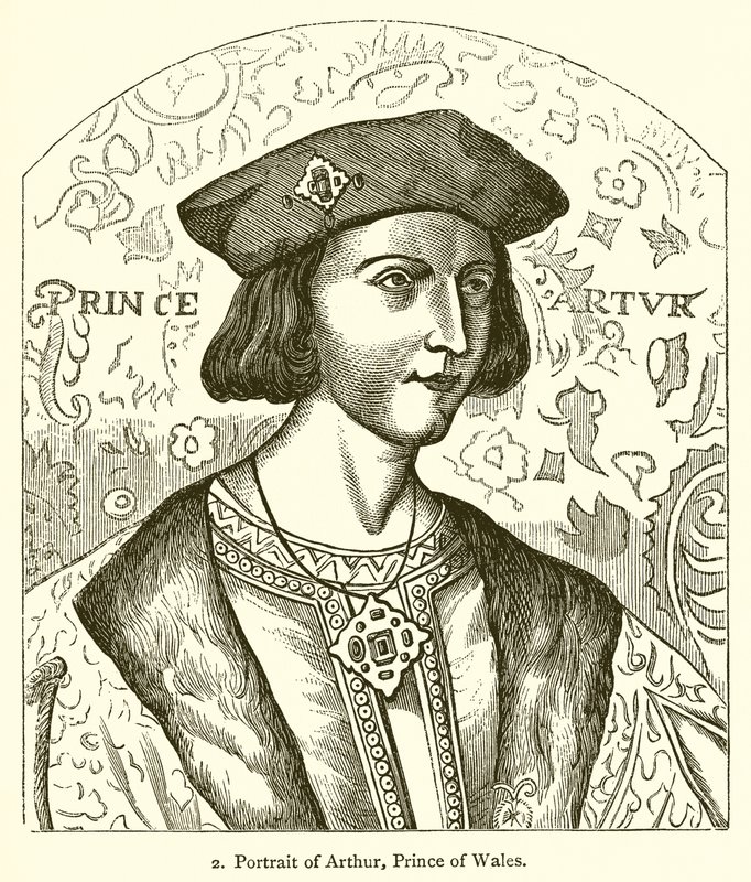 Ritratto di Arturo, Principe di Galles da English School