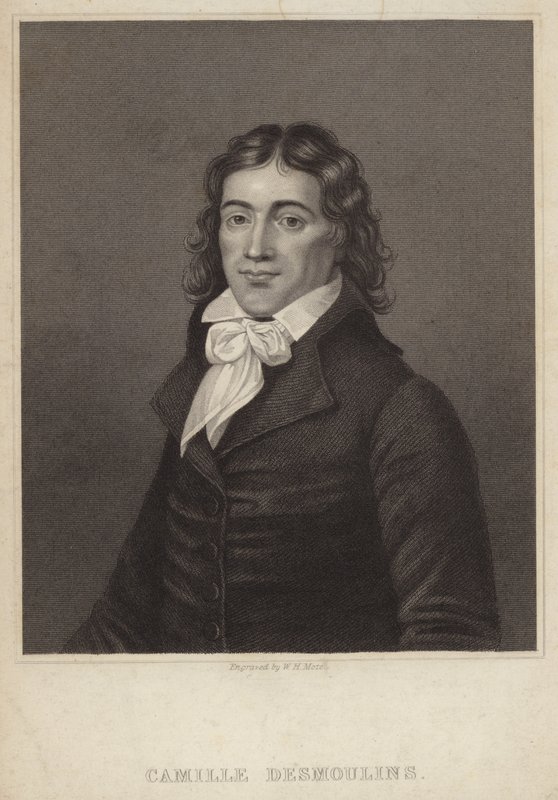 Ritratto di Camille Desmoulins da English School