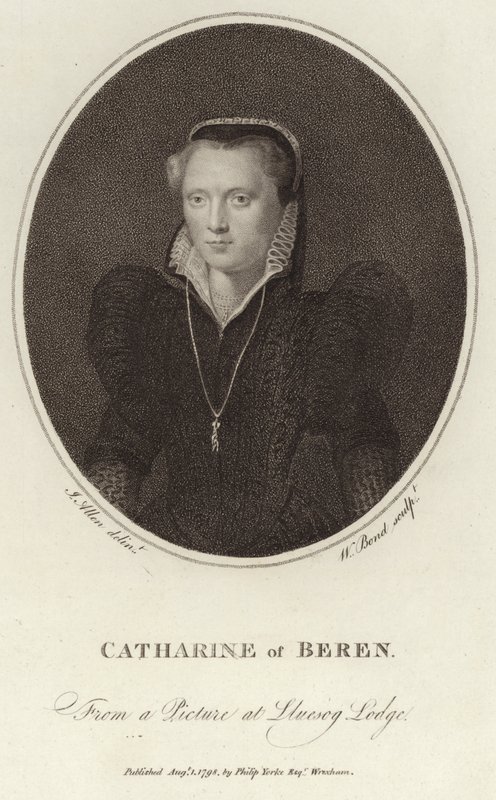 Ritratto di Catharine di Beren da English School