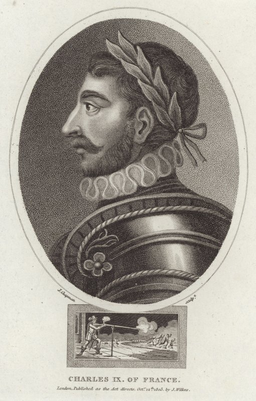 Ritratto di Carlo IX di Francia da English School