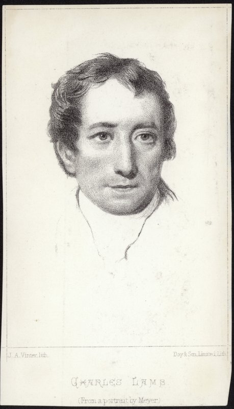 Ritratto di Charles Lamb da English School