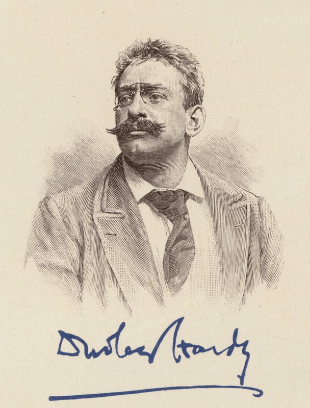 Ritratto di Dudley Hardy, caricaturista da English School