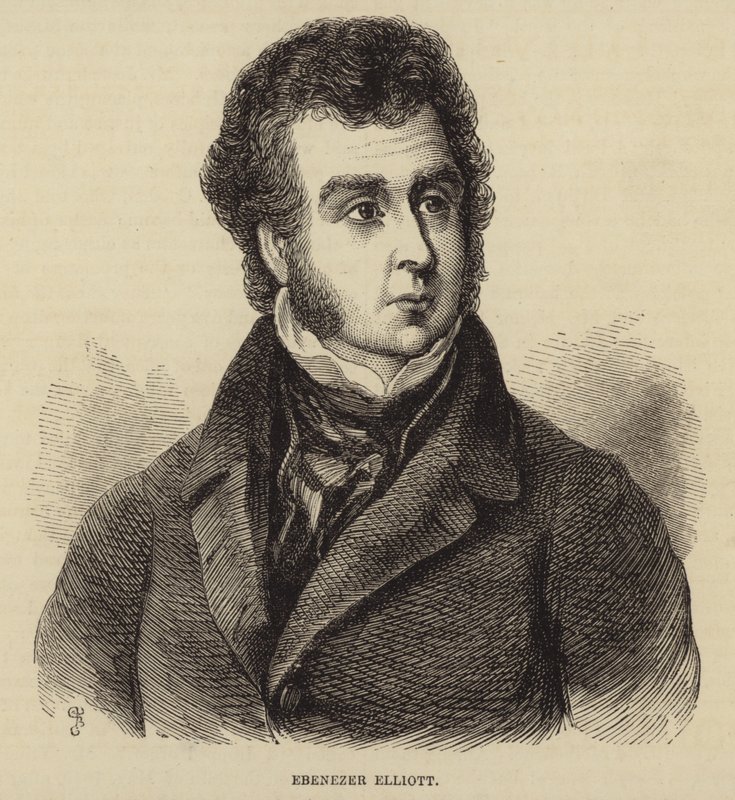 Ritratto di Ebenezer Elliott da English School