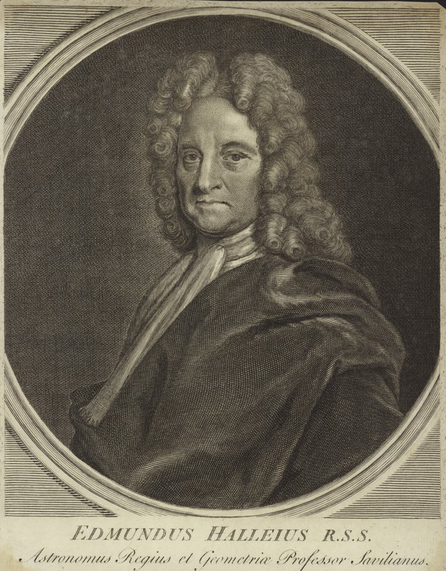 Ritratto di Edmond Halley da English School