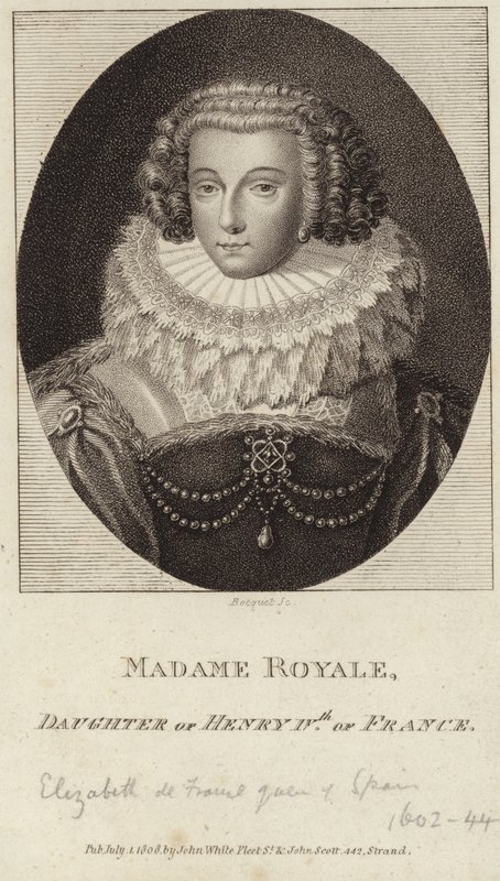Ritratto di Elisabetta di Francia da English School