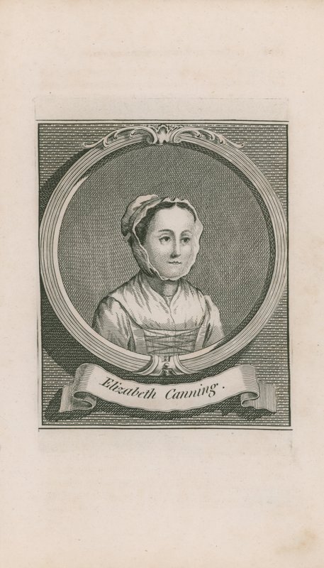 Ritratto di Elizabeth Canning da English School