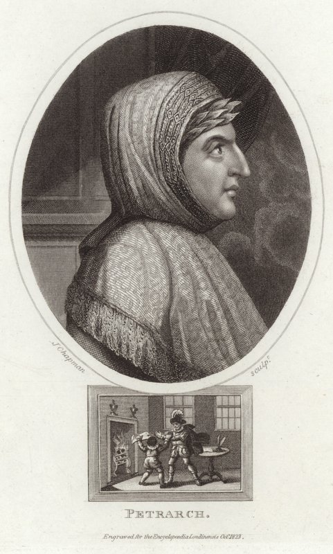 Ritratto di Francesco Petrarca da English School