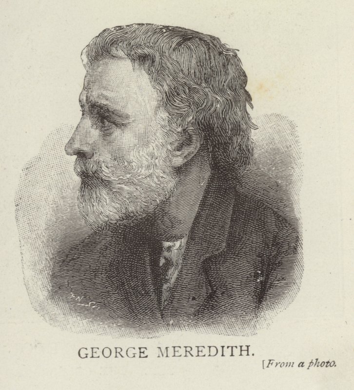Ritratto di George Meredith da English School