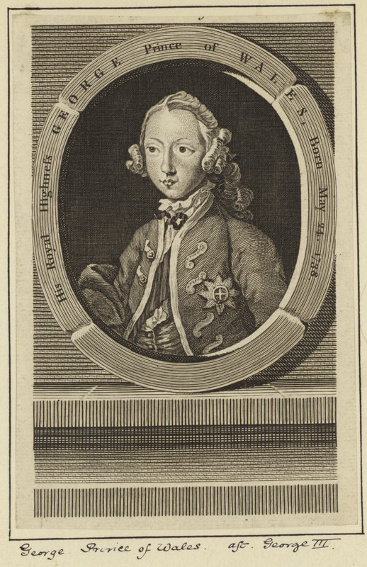 Ritratto di Giorgio, Principe di Galles da English School