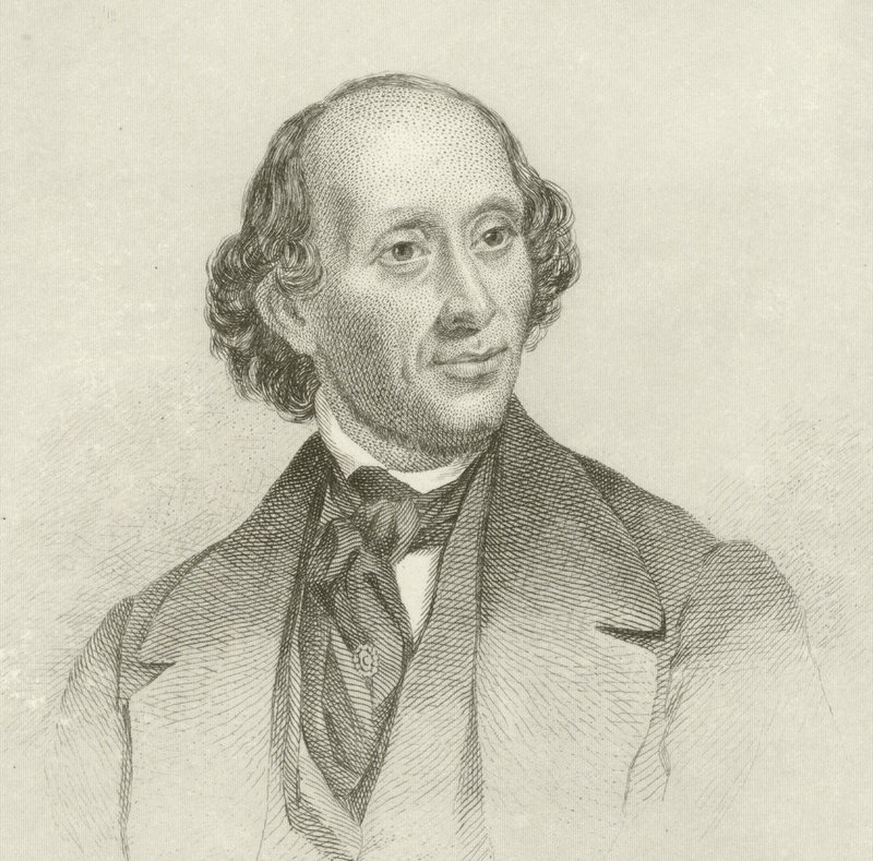 Ritratto di Hans Christian Andersen da English School