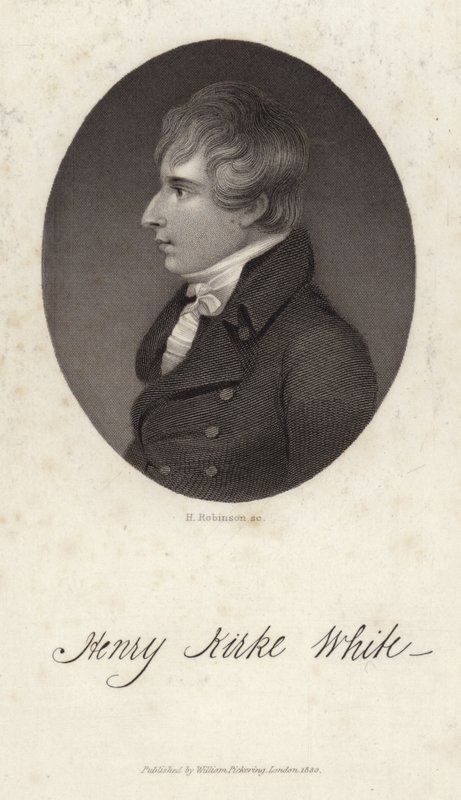 Ritratto di Henry Kirke White da English School