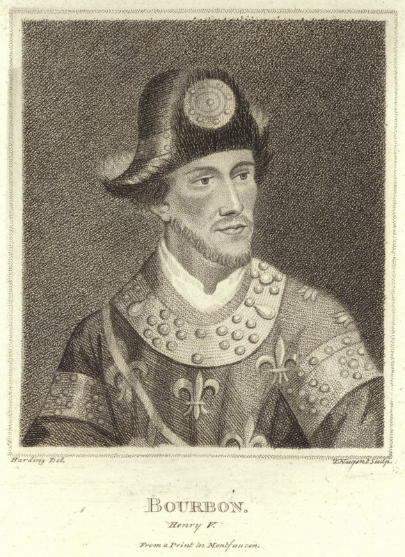 Ritratto di Enrico V, Casa di Borbone da English School