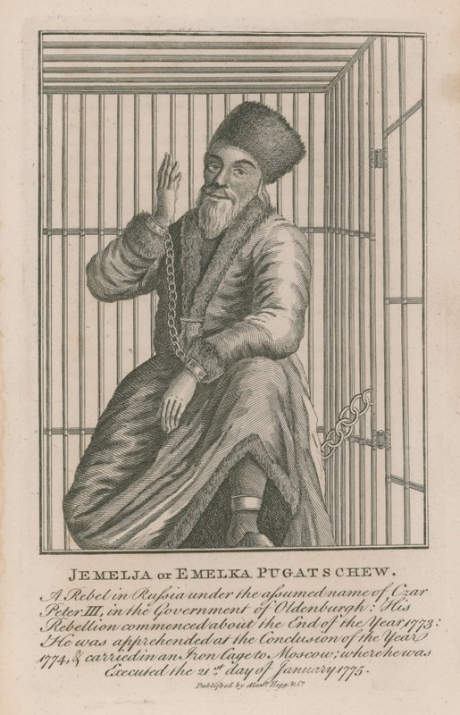 Ritratto di Jemelja o Emelka Pugatschew da English School