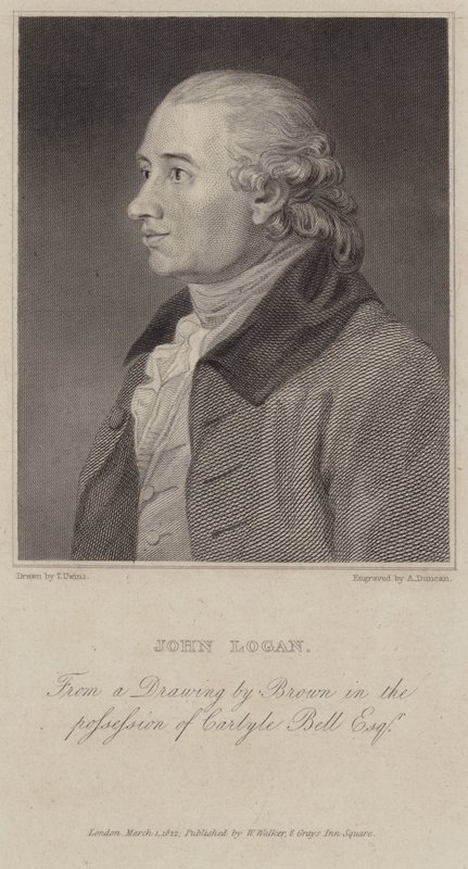 Ritratto di John Logan da English School