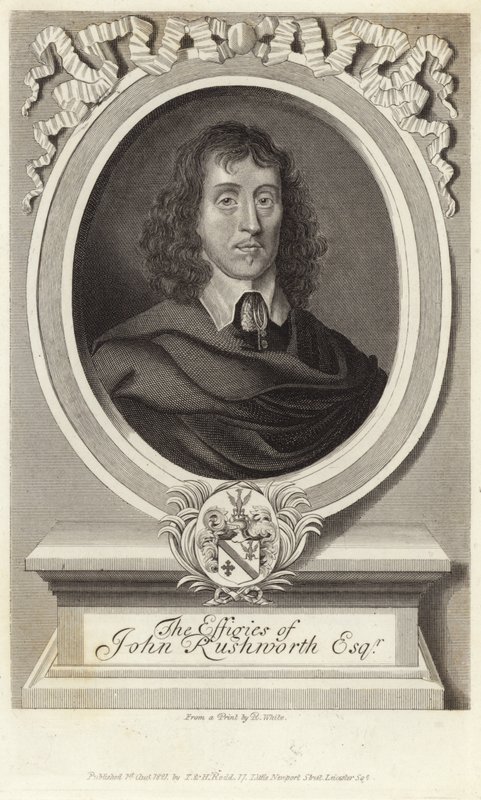 Ritratto di John Rushworth da English School