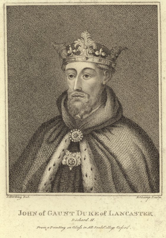Ritratto di Giovanni di Gaunt, Duca di Lancaster da English School