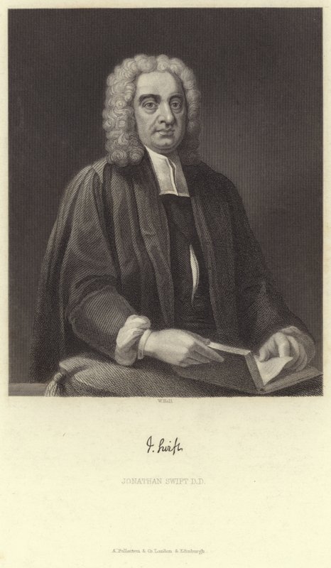Ritratto di Jonathan Swift da English School